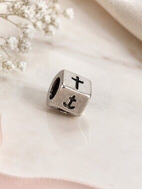 Pandora Silver Faith, Hope and Love Charm
